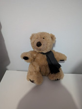 Vintage House of Fraser 2001 "Fraser Baby" Teddy Bear With Green Scarf 8" Inch