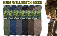 Mens Wool Welly Socks