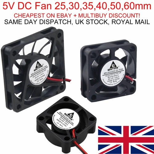 Fans 12v 24v in 25mm - in,