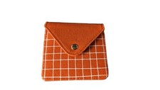 New Paperchase Card Holder Orange 10 x 9cm
