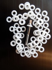 20 X White Nylon Drum Tension