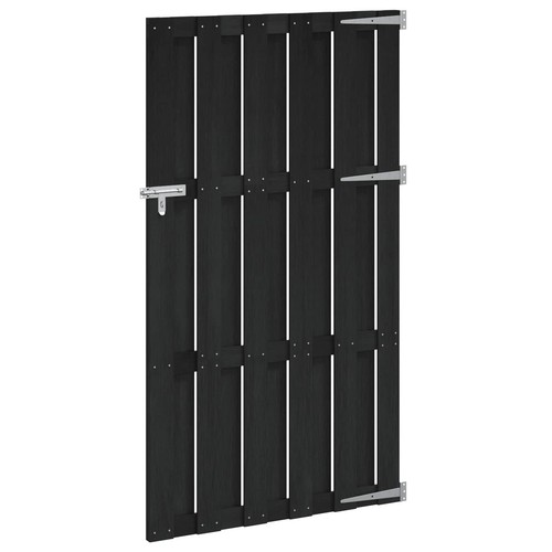 Black wpc garden gate - wpc,