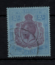 Malta KGV 1921 2/- Script CA