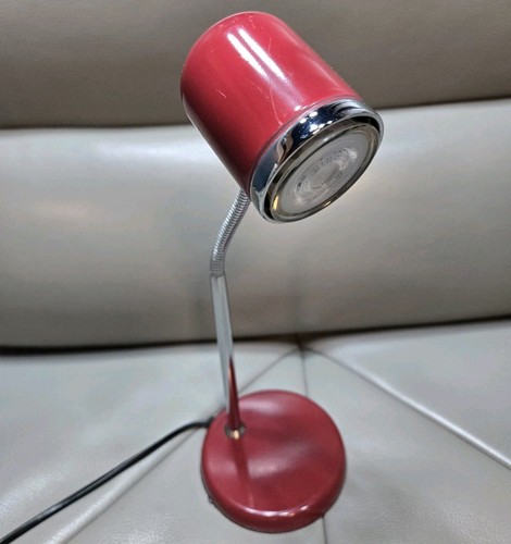Retro style red desk - red, table