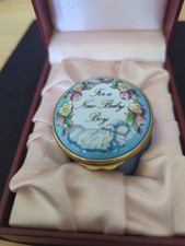 Enamel hand painted trinket - painted,