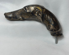 Vtg Cane Topper Greyhound Dog