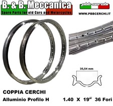 Pair Wheels Aluminum 140 X 19