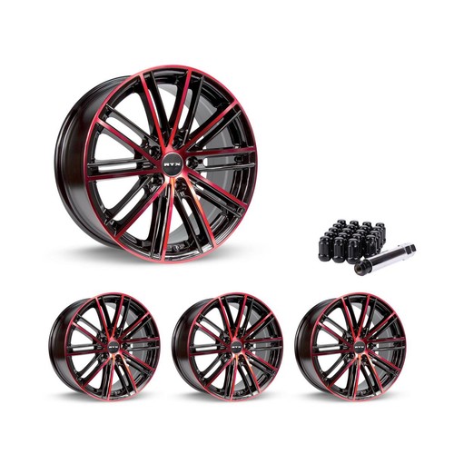 5x114 set rims - rims, red
