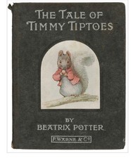 BEATRIX POTTER - The Tale Of Timmy Tiptoes 1911 1st Edition - Beatrix Potter