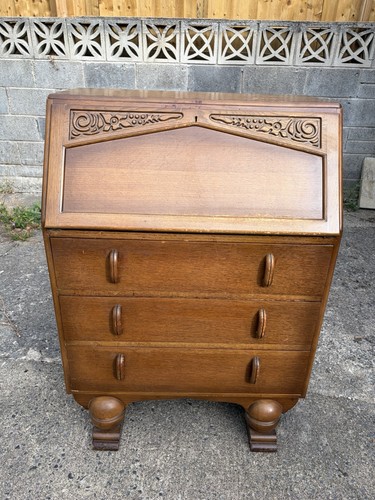 Jentique antique brown wooden - jentique,