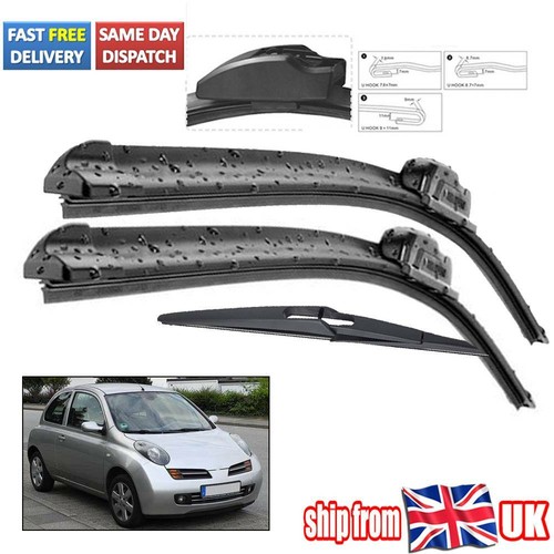 Front rear windscreen wiper - rear,