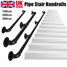 Industrial Pipe Stair Handrail