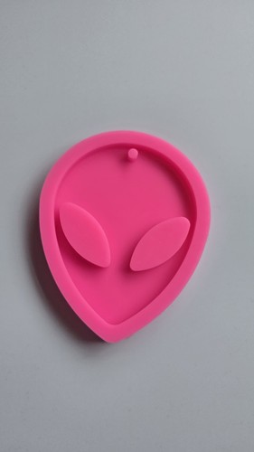 Large alien head - silicone, mold