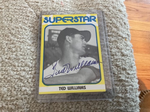 Signed ted williams - ted,