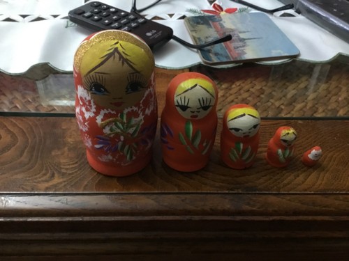 Vintage russian nesting dolls - russian,