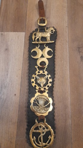Antique horse brasses - antique,