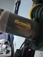 Paceman S2 Cricket Bowling Machine with Automatic Feeder offering Various Speeds