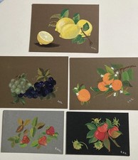 Vintage Gouache Paintings