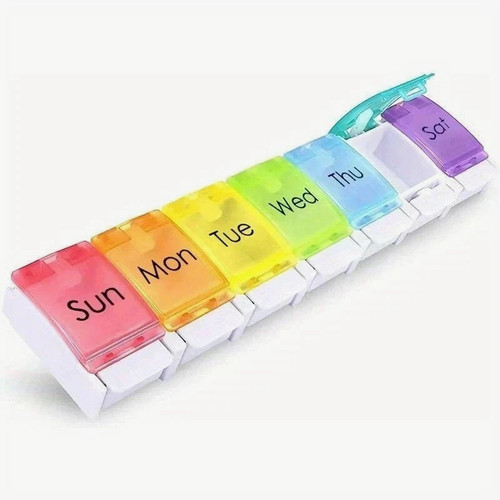 Pill organiser day weekly - pill,