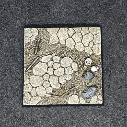 50mm square resin base - , x1
