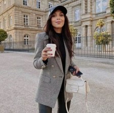 Zara Check Blazer Jacket