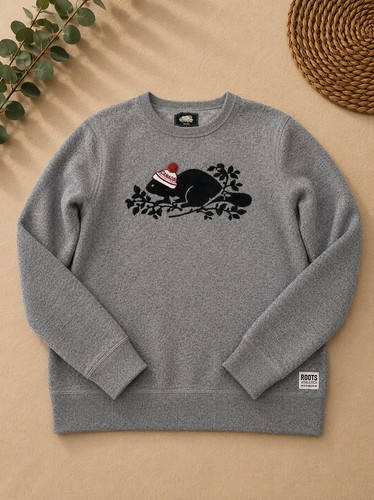 Roots canada beaver crewneck - roots,