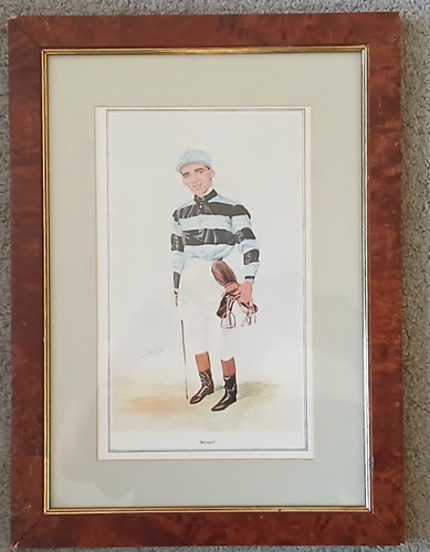 Framed vanity fair print - vanity,