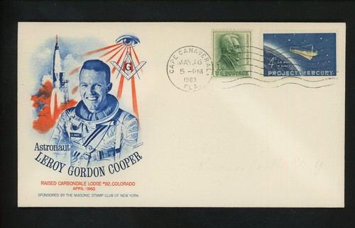 Postal history space - us,
