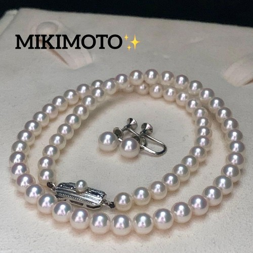 Mikimoto akoya pearl necklace - mikimoto,