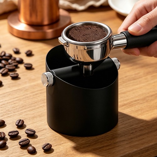 Steel coffee ground - steel, container