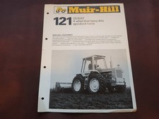 Muir Hill 121 Series II original tractor sales brochure leaflet from 1976