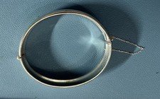 Vintage Hallmarked Silver Hinged Bracelet (sb3)