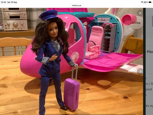 Barbie dream plane with pilot - barbie,