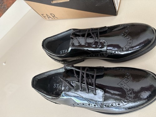 Startrite girls black patent - black,