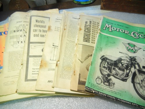 Vintage motor cycling weekly - cycling,