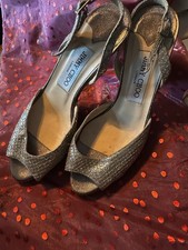 Jimmy Choo Silver Glitter