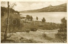 Postcard VTG 1937 Loch Rannoch Mountain Scotland
