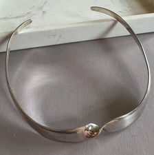 Sterling Silver Twist Torque