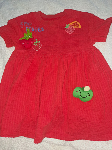 Next girls red jersey cotton - red,