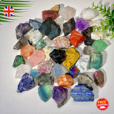 100g-500g Mixed Crystals Blind Box – Raw Rough Stones Random Selection 35 Types