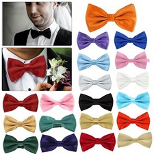 Mens BOW TIE Pre Tied Satin