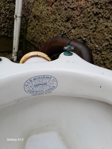 Vintage victorian toilet - victorian, pan