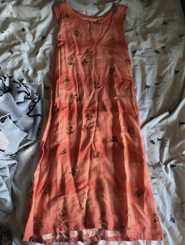 Orange ombre dress - orange,