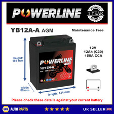 Yb12a agm powerline - yb12a-a,