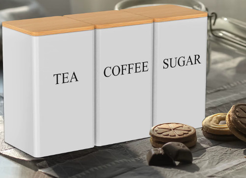 Coffee tea and sugar jars - , |