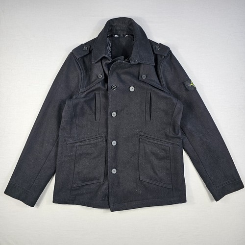 Stone island black wool - stone,