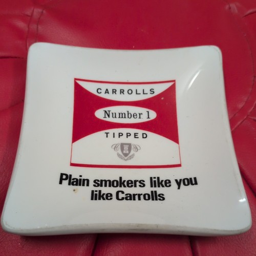Carrolls used pub ashtray - carrolls,