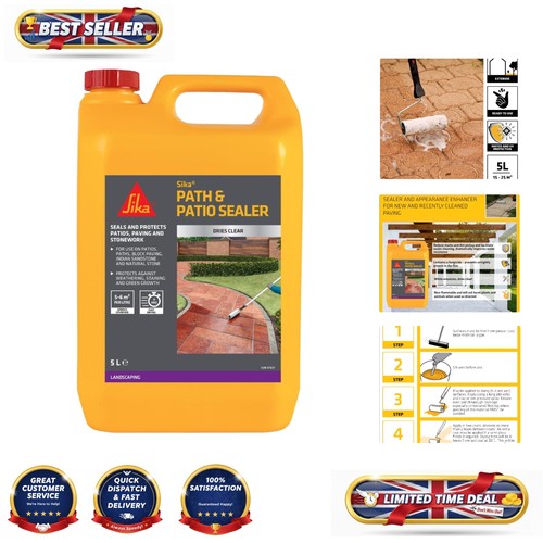 Acrylic path and patio sealer - and,