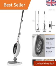 Powerful Steam Mop - 12 Functions for Deep Cleaning & Effective Sanitization