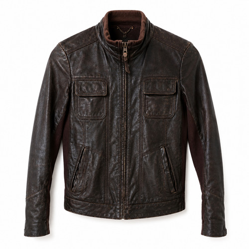 Mng genuine leather jacket - mng,